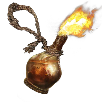 Cocktail Molotov à corde