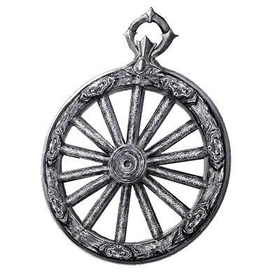 Badge de chasseur à la roue