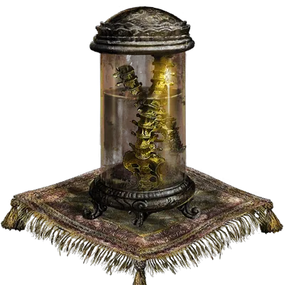 Colonne vertébrale jaune